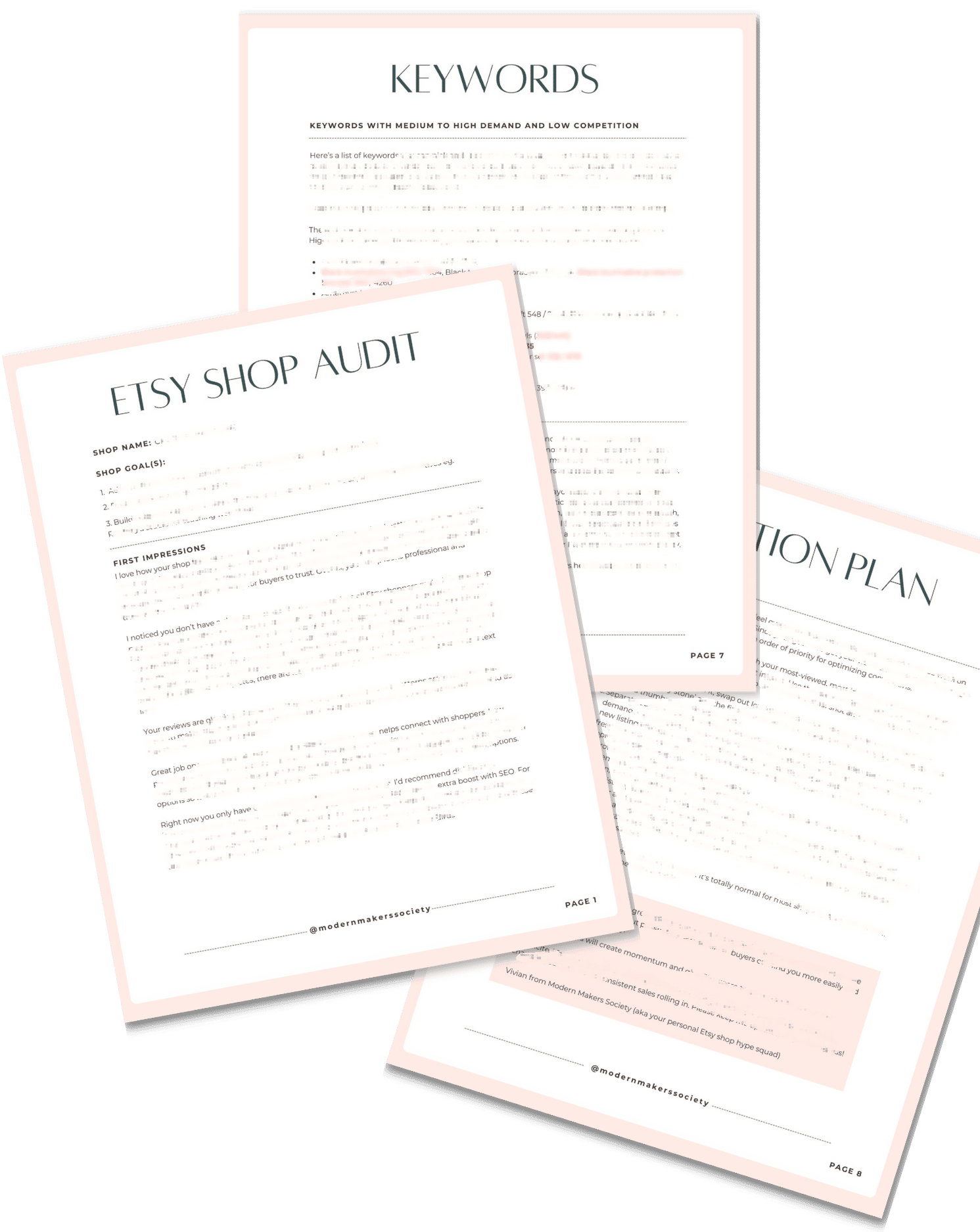 Personalized Etsy Shop Audit