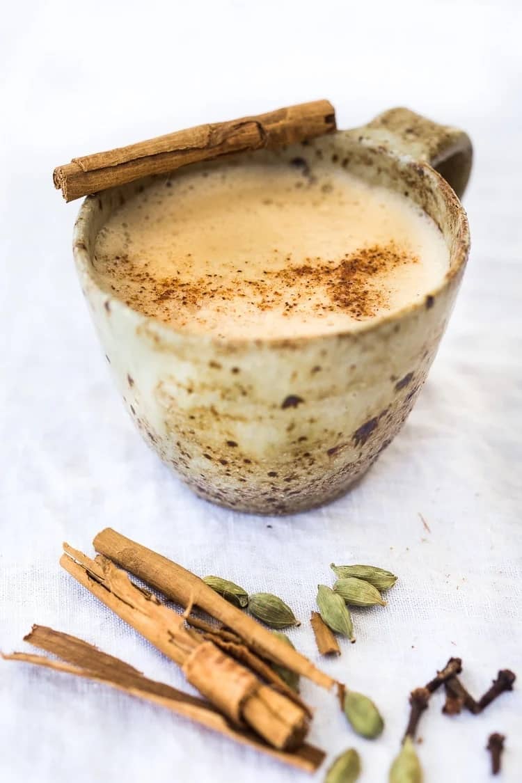 chai in a mug