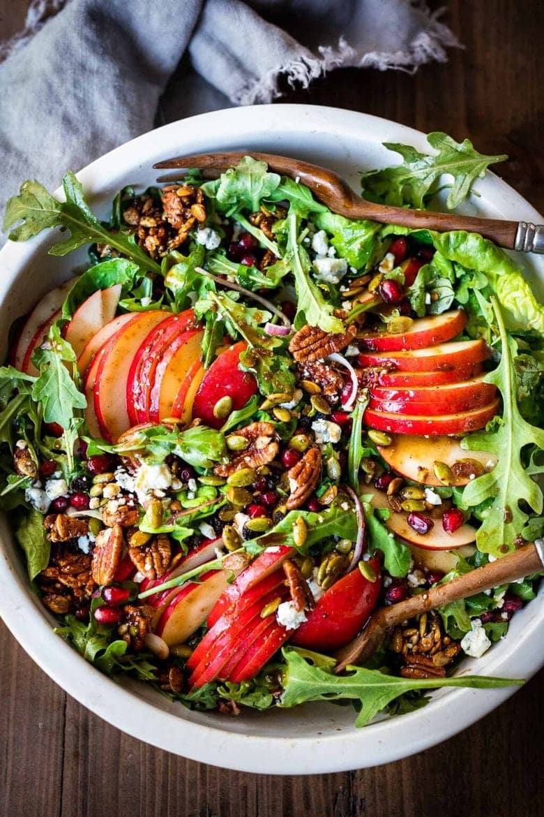 Pear salad with Vanilla Fig Dressing