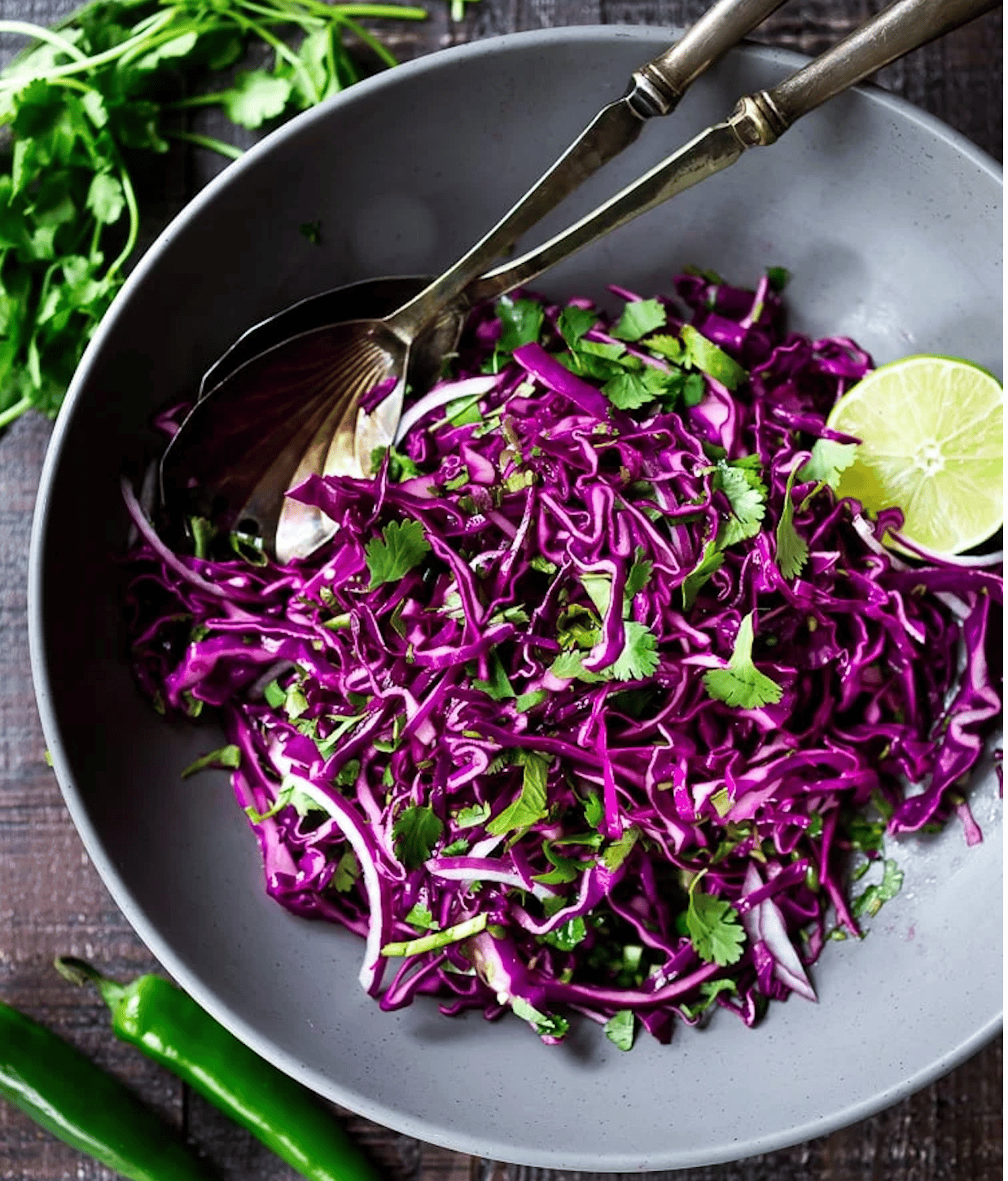mexican slaw in a bowl