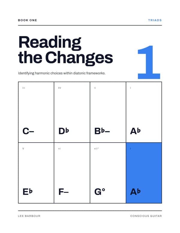 Reading the Changes Book One, Triads, cover
