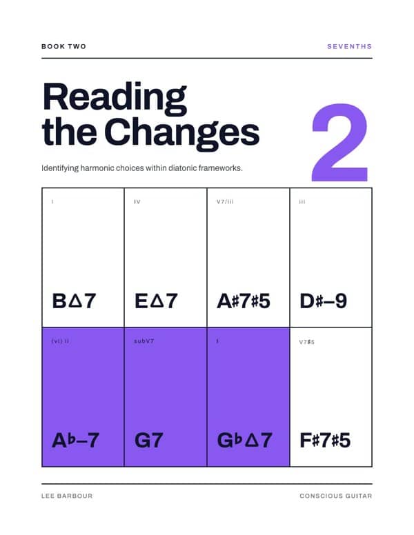 Reading the Changes Book Two, Sevenths, cover