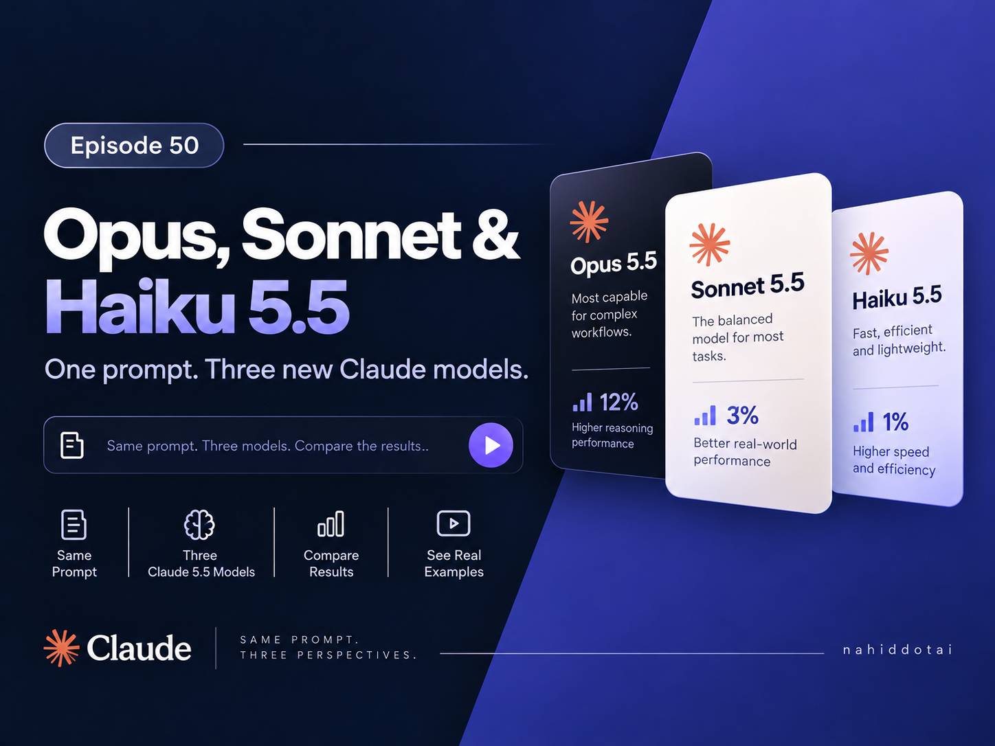 Claude Opus, Sonnet and Haiku 5.5 are here