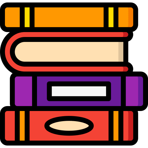 An illustration of a stack of books.