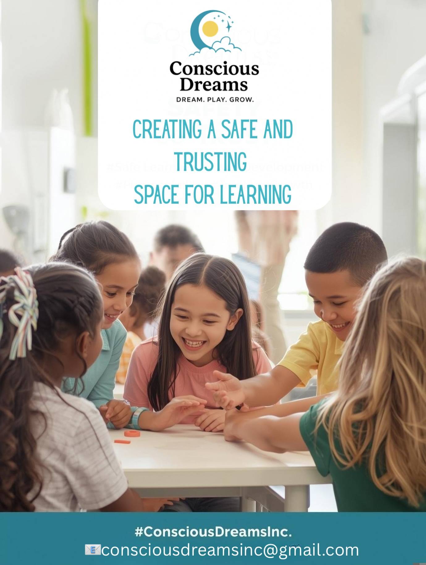 🛡️ Creating a Safe & Trusting Space for Every Child 🛡️

At Conscious Dreams Inc., safety isn’t just a priority—it’s the foundation of everything we do. We build an environment where children feel supported, confident, and free to explore who they are.

Our trained team guides each child with care, helping them take healthy risks, try new things, and grow through meaningful experiences. When kids feel safe, they learn deeper, play bolder, and connect more openly.

Choosing Conscious Dreams Inc. means investing in a space where your child’s joy, growth, and well-being always come first. 💛

#ConsciousDreamsInc #SafeLearning #ChildDevelopment PurposefulPlay TrustAndGrowth