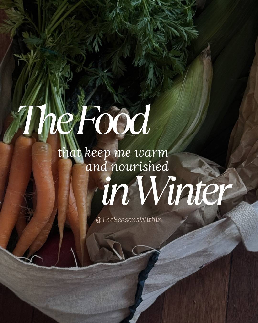 Some of my Winter staples ❄️ 

A small but important note before you run straight for the ghee jar🤤

Winter truly is the season for eating richly and resting deeply. But Ayurveda was never about swinging from one extreme to another, and Kapha, the earth and water principle, accumulates slowly through the cold months. What starts as nourishment can slowly become heaviness, congestion and some sort of dullness if we’re not paying attention.

The warming spices in this list help keep things moving. So does eating with awareness and listening to the signals to ease off.

Nourishing ourselves does mean that too ; it is worth trusting in that self-referral, the capacity to actually feel what’s enough rather than following a rule about it. That discernment is, in its own way, the whole practice 🌸

What are your favourite winter foods? 

~
If this way of eating and living feels like something you want to go deeper with, Ayurvedic lifestyle consultations are open and I’d love to work with you.

And for those in Perth, WINTER-IN is coming up on the 8th of August at Fremantle Yoga Center, an evening dedicated to exactly this kind of seasonal nourishment. Details in bio xx 

#theseasonswithin #seasonalliving #cyclical #winterwisdom #ayurvedicliving