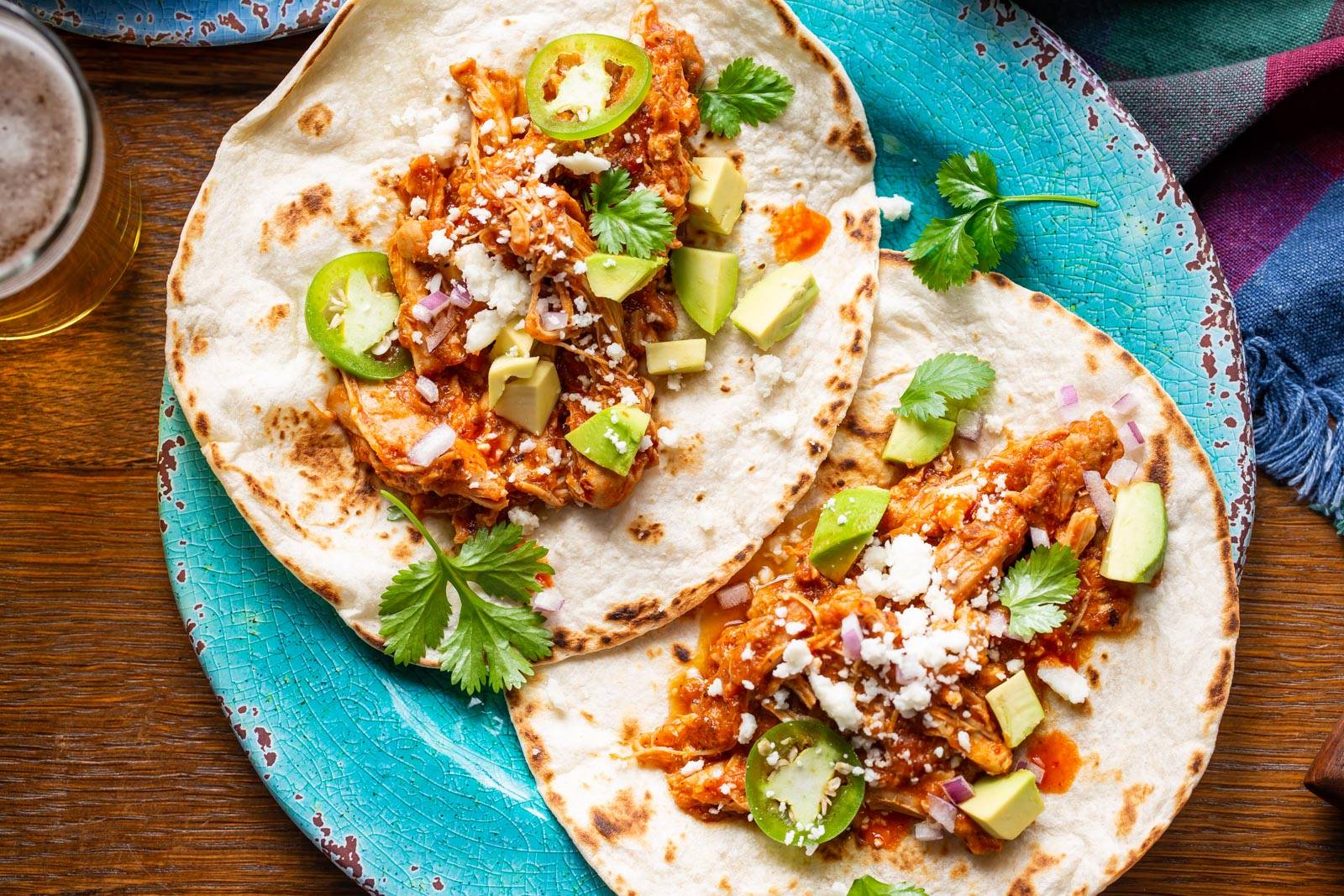 Smoky Chicken Tinga Tacos