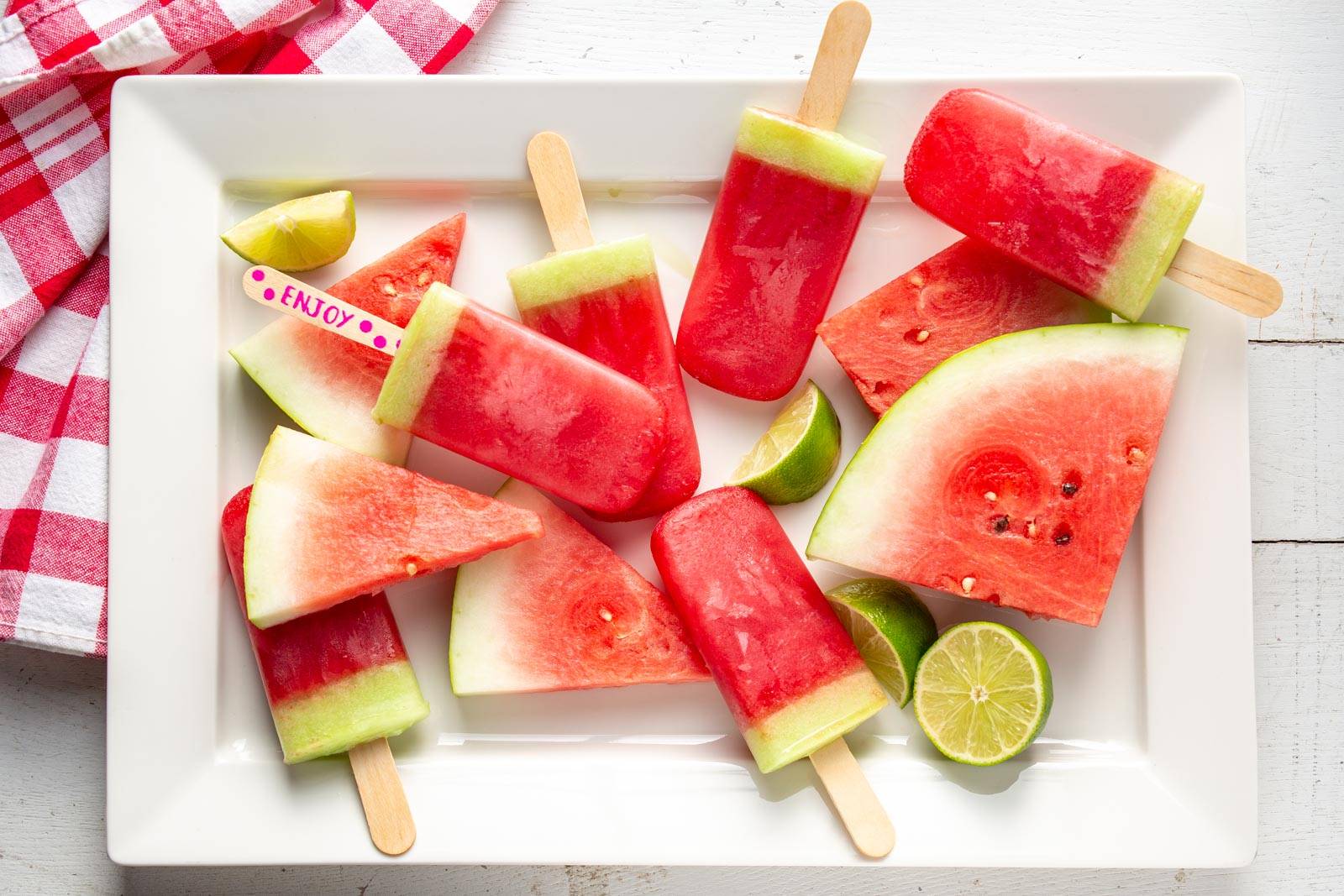 Watermelon Popsicles