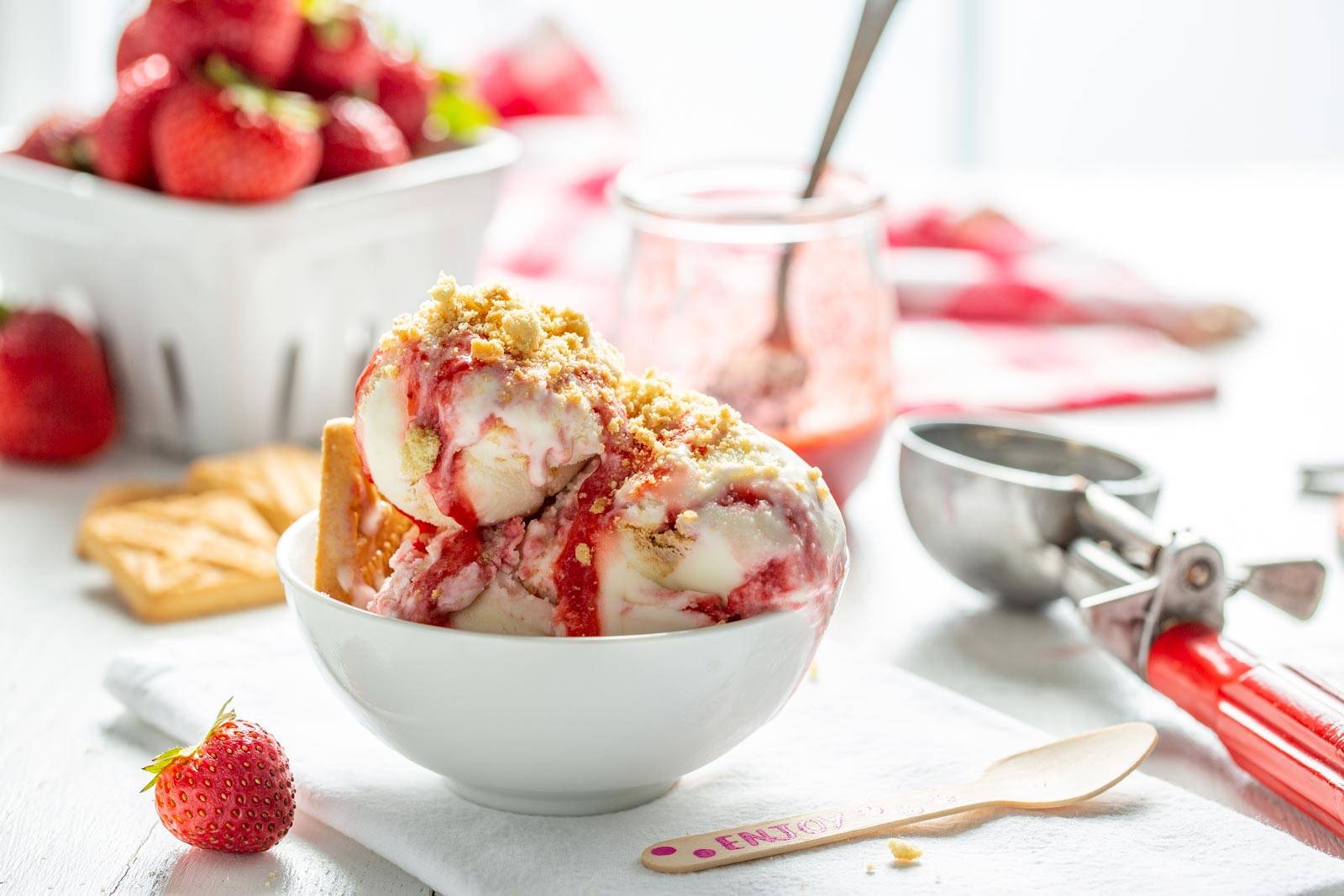 Strawberry Shortcake Ice Cream