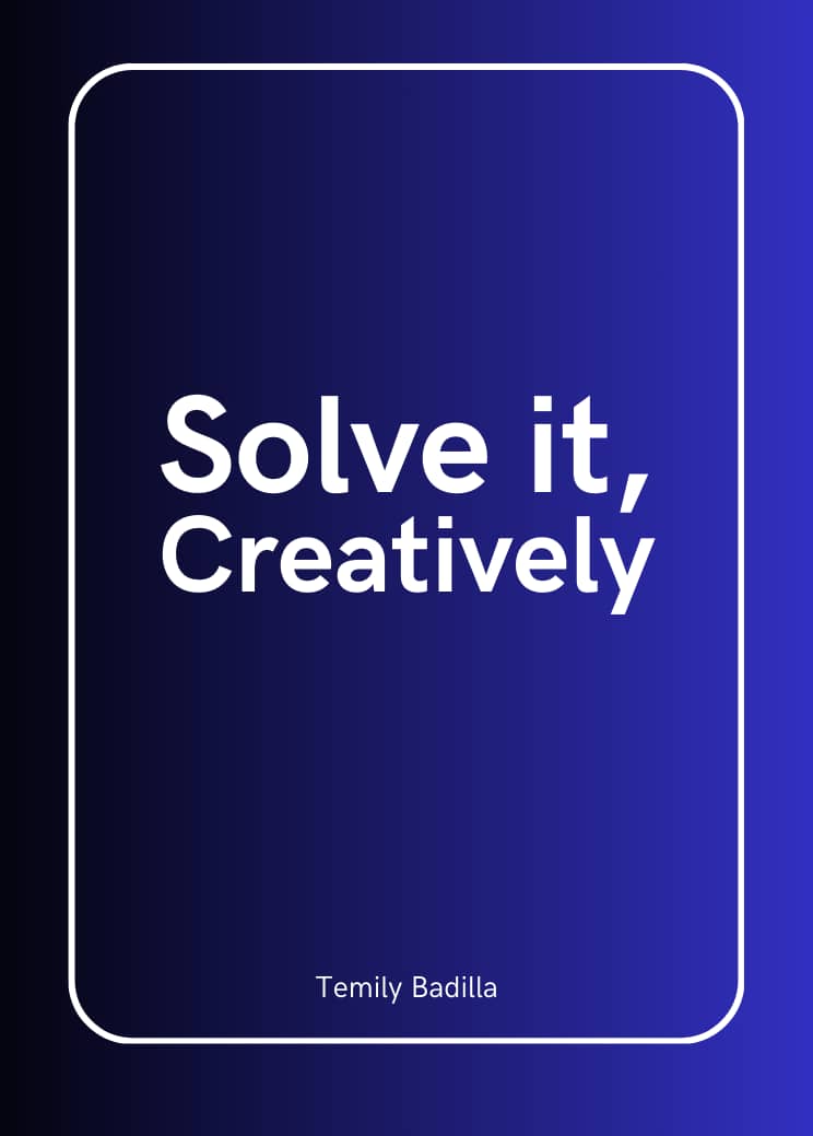 Solve it, Creatively Deck Series