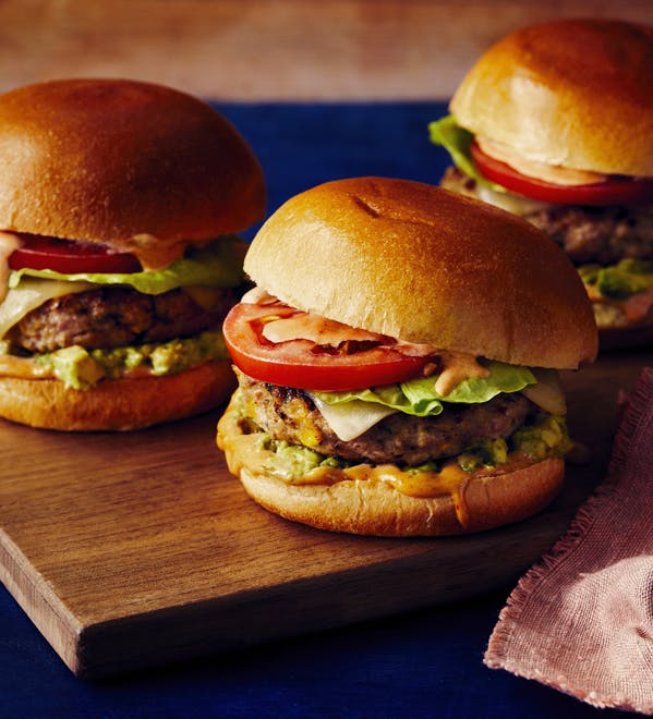 Tex-Mex Turkey Burgers