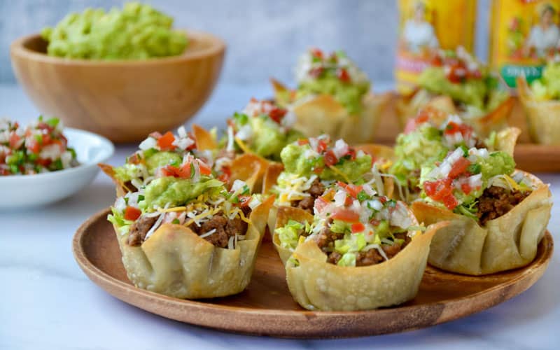 Easy Taco Salad Cups