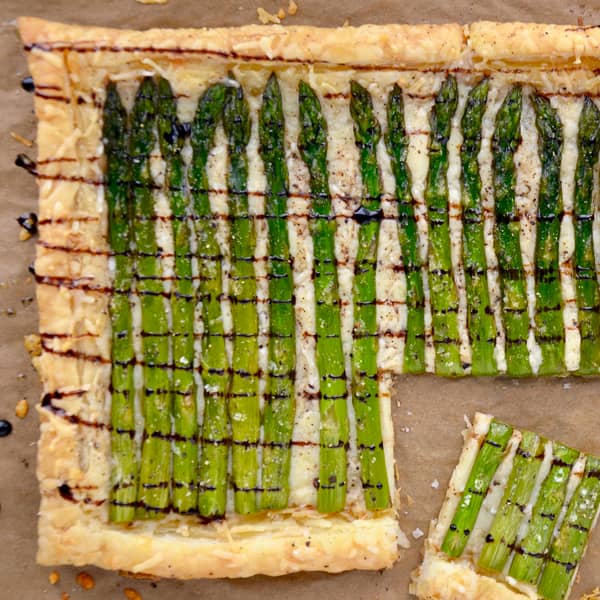 Cheesy Asparagus Tart