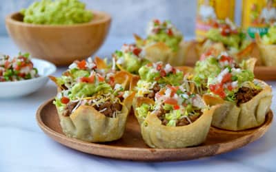 Easy Taco Salad Cups