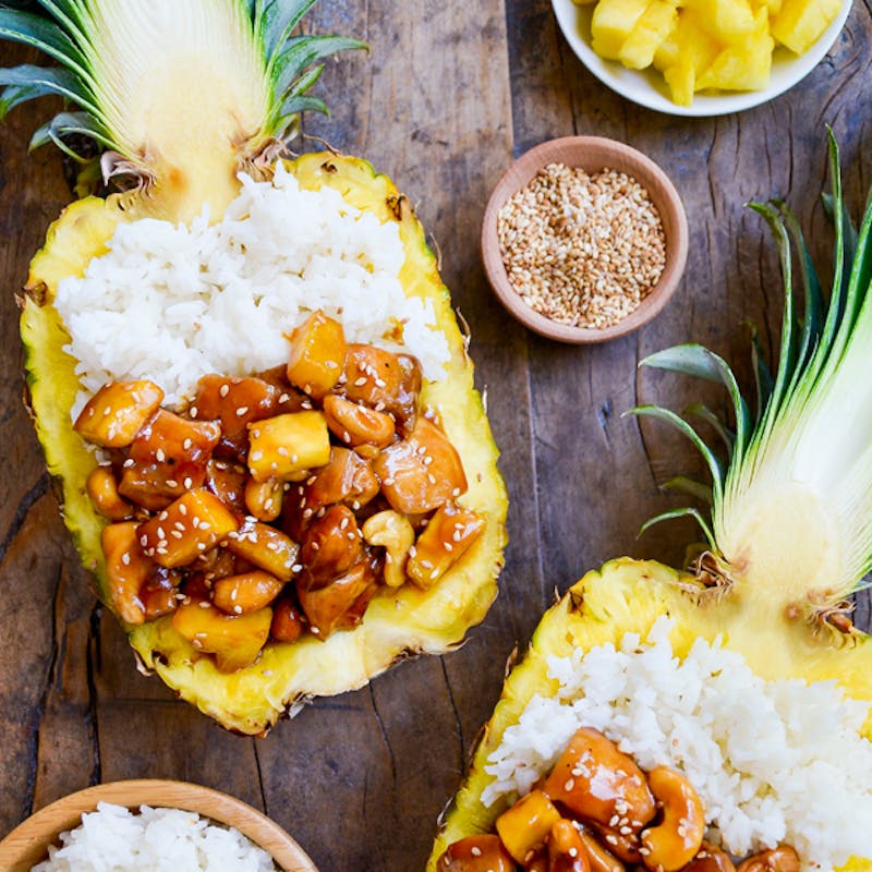 Sticky Pineapple Chicken