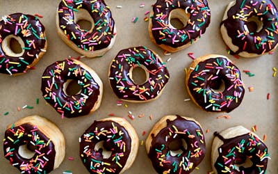 Air Fryer Biscuit Doughnuts