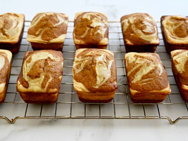 Mini Pumpkin Cream Cheese Bread