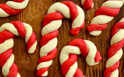 Candy Cane Cookies