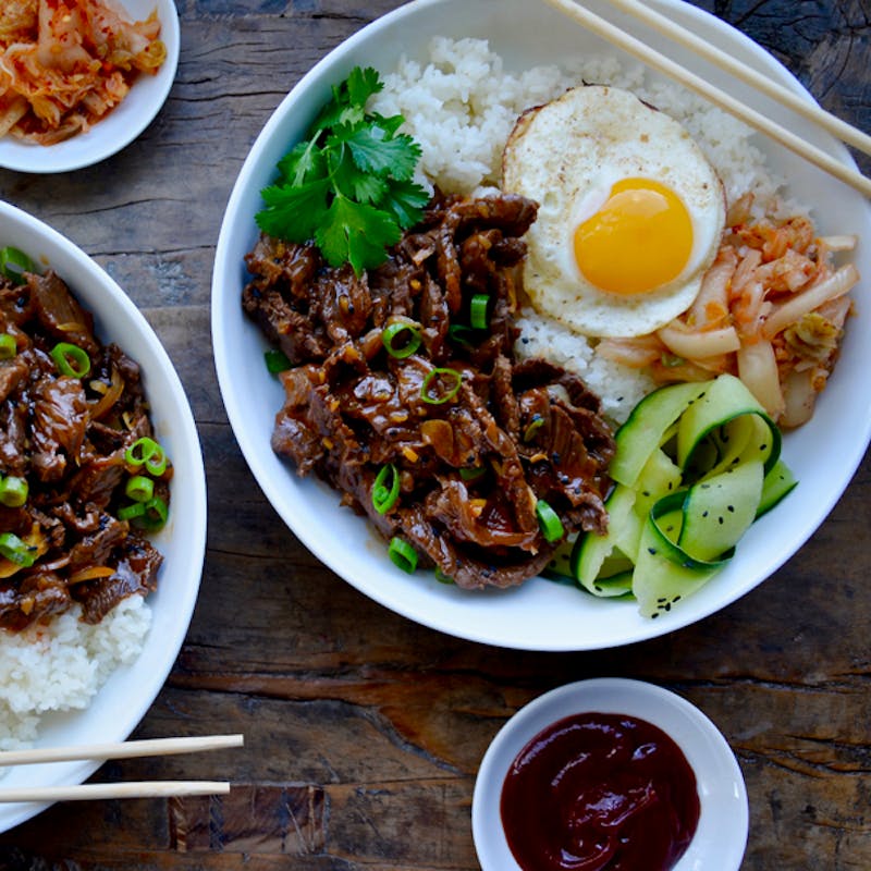 Easy Beef Bulgogi Bowls