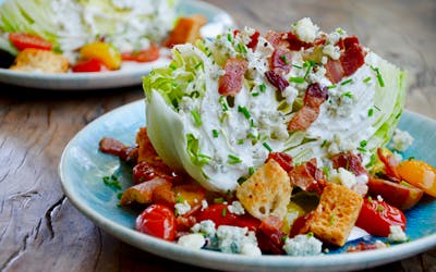 Iceberg Wedge Salad with Buttermilk Dressing