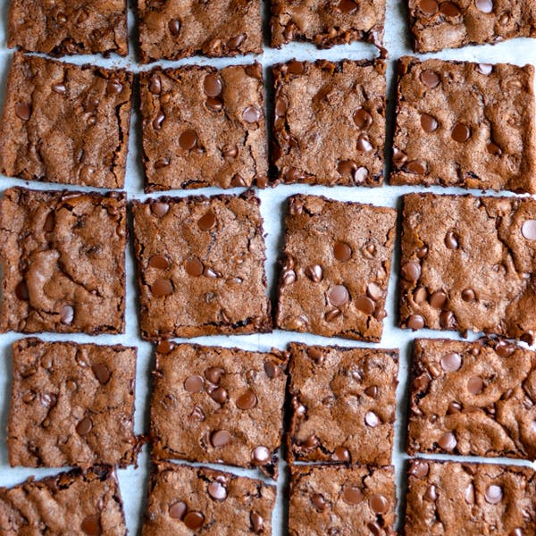 Chewy Chocolate Brownie Bark