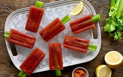 Bloody Mary Popsicles 