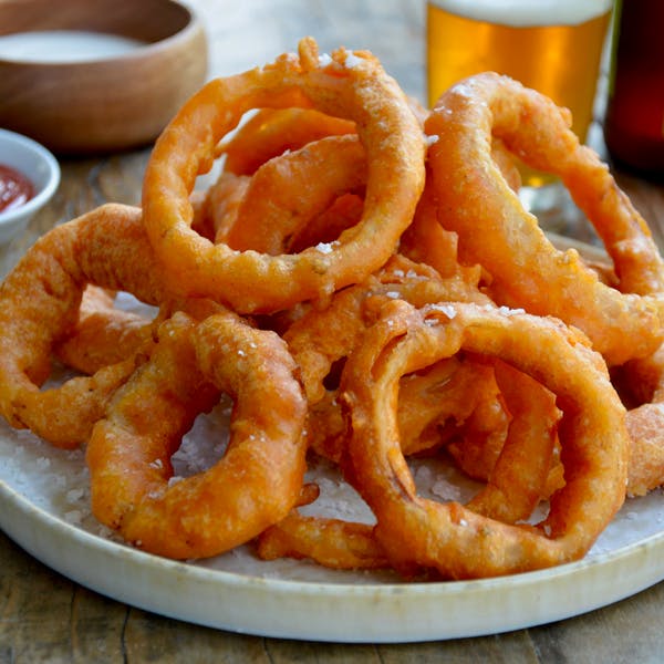 Beer-Battered Onion Rings