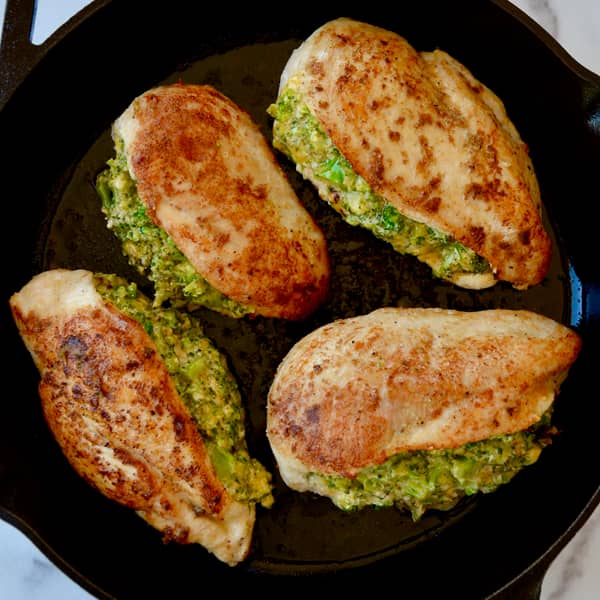 Broccoli-Cheddar Stuffed Chicken Breasts