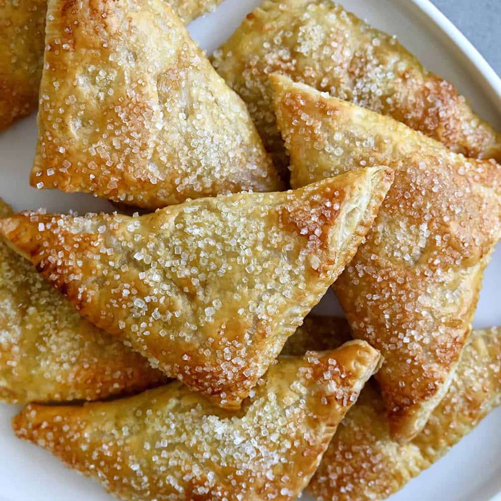 Focaccia pizza with mini pepperoni.