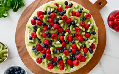 Sugar Cookie Fruit Pizza