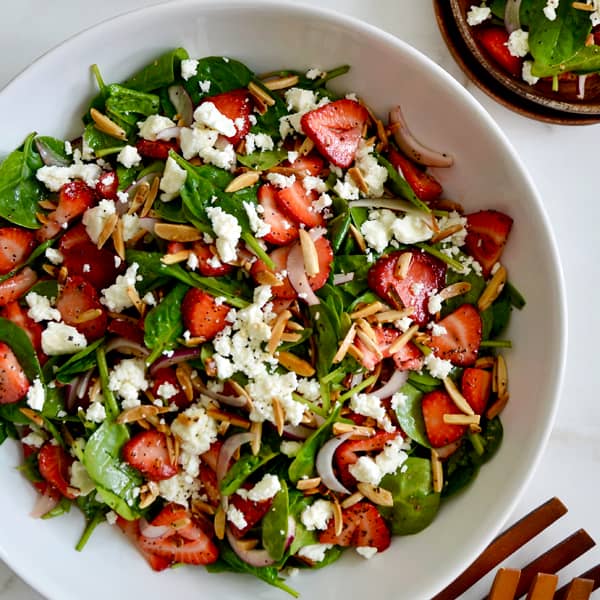 35 Salad Recipes You'll Love - Strawberry Spinach Salad