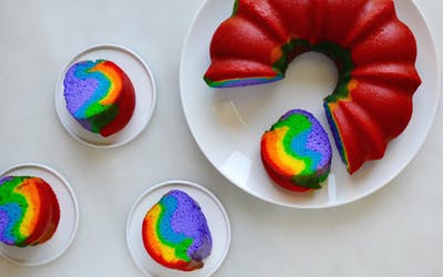 Easy Rainbow Cake