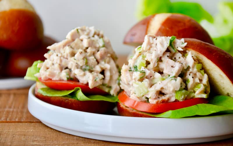 The Best Leftover Turkey Salad