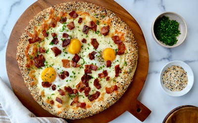 Everything Bagel Breakfast Pizza