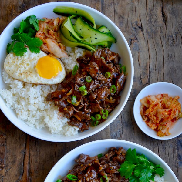 Easy Beef Bulgogi Bowls