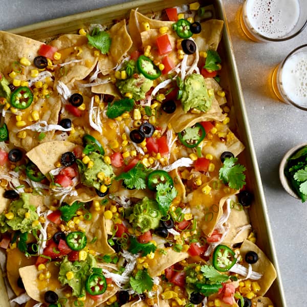 The Ultimate Sheet Pan Nachos with Chicken