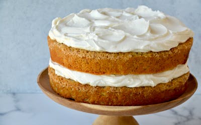 The Best Banana Cake with Cream Cheese Frosting