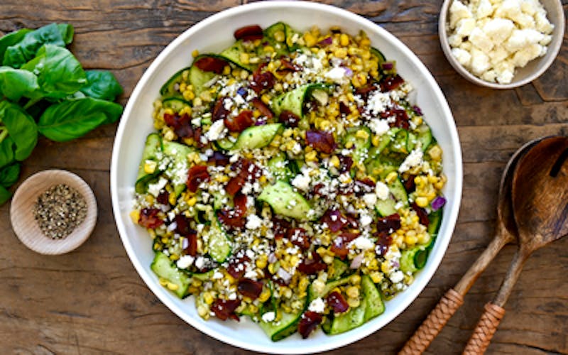 Corn and Zucchini Salad