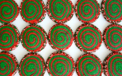 Christmas Pinwheel Cookies