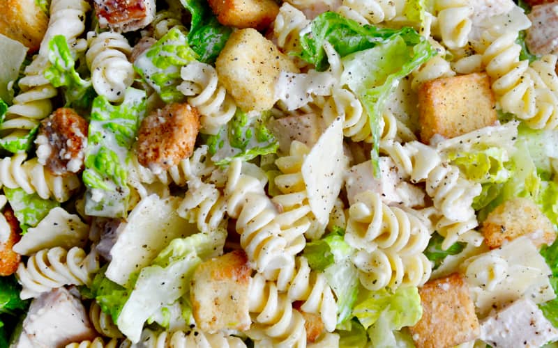 Chicken Caesar Pasta Salad