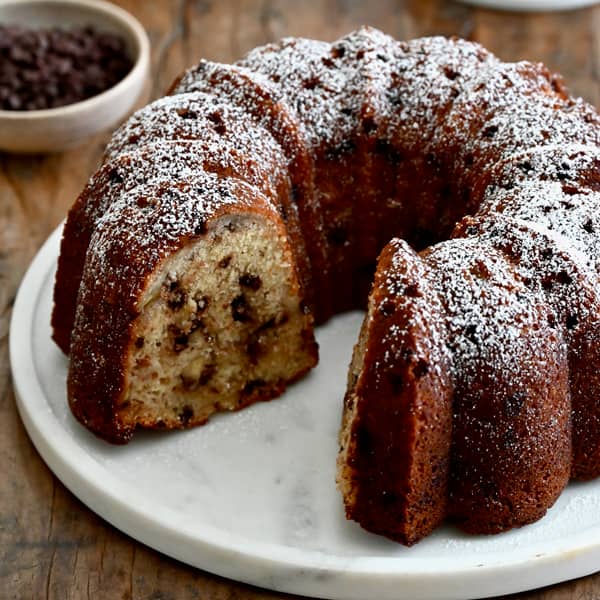 Banana Chocolate Chip Bundt Cake