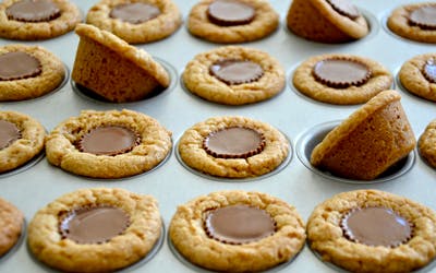 Mini Peanut Butter Cup Cookies