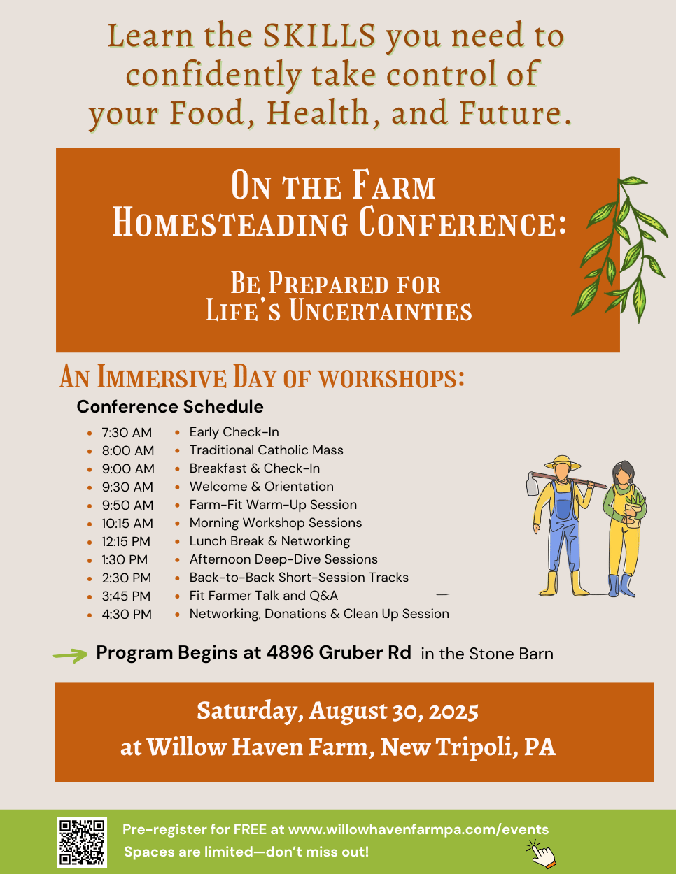 Homesteading Conference Flyer 2025