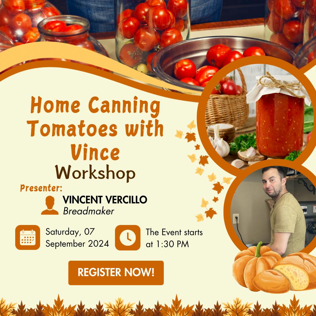 Afternoon workshop with Vince to learn canning