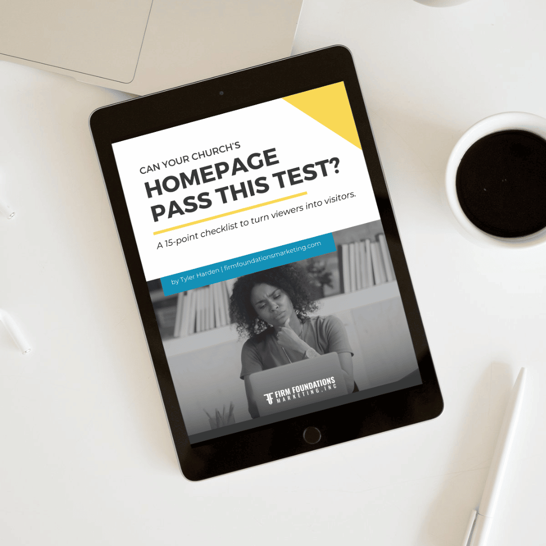 Church Homepage Test