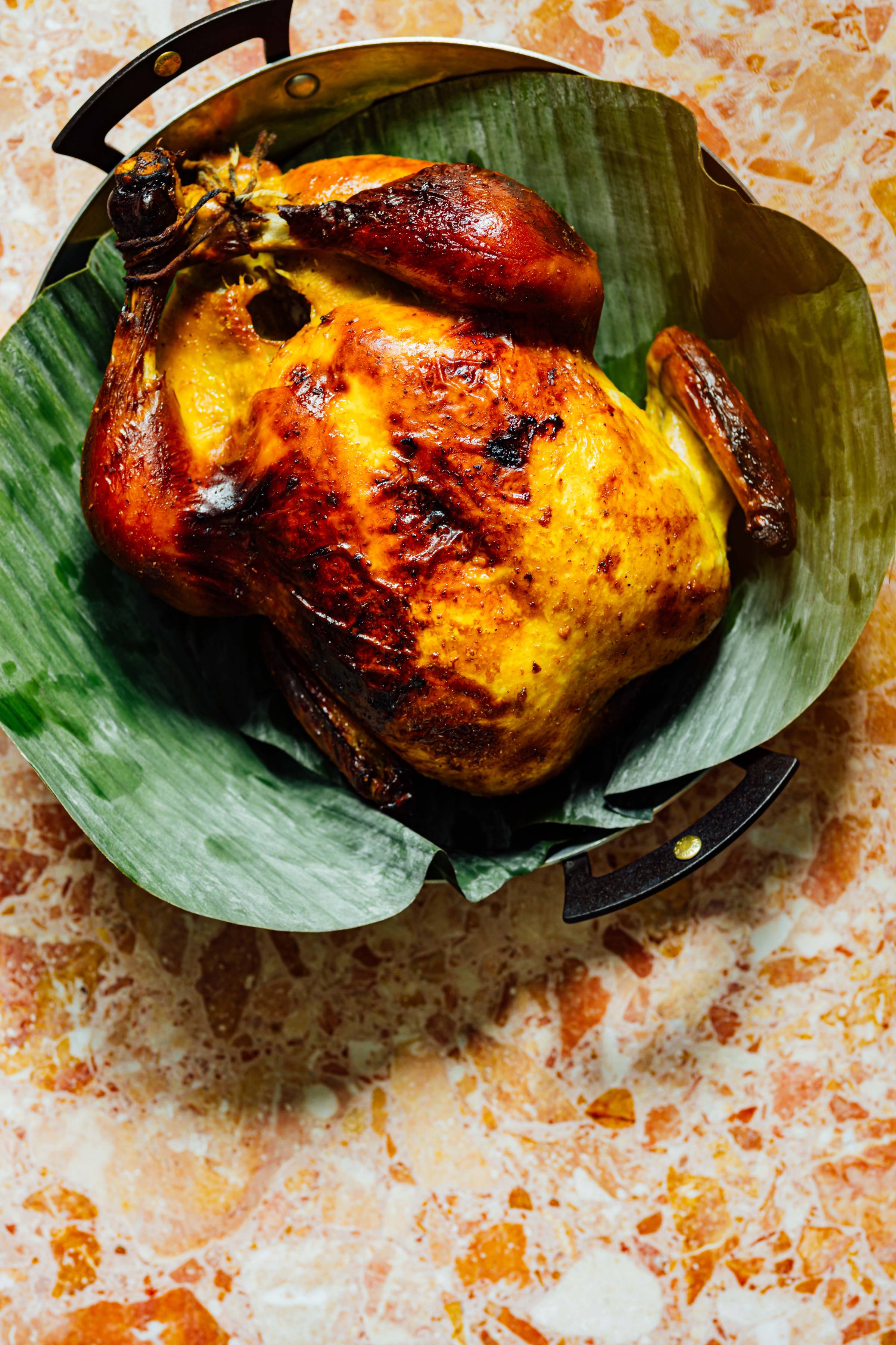Golden Garlic and Citrus Roast Chicken from Fundamentals of Flavor.