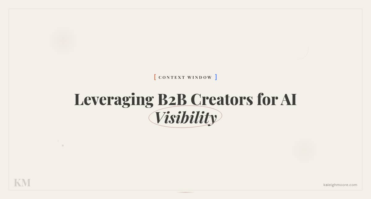 b2n influencers for ai visibility
