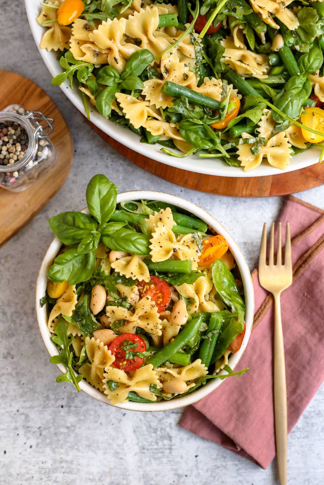 Beans and Greens Pasta Salad