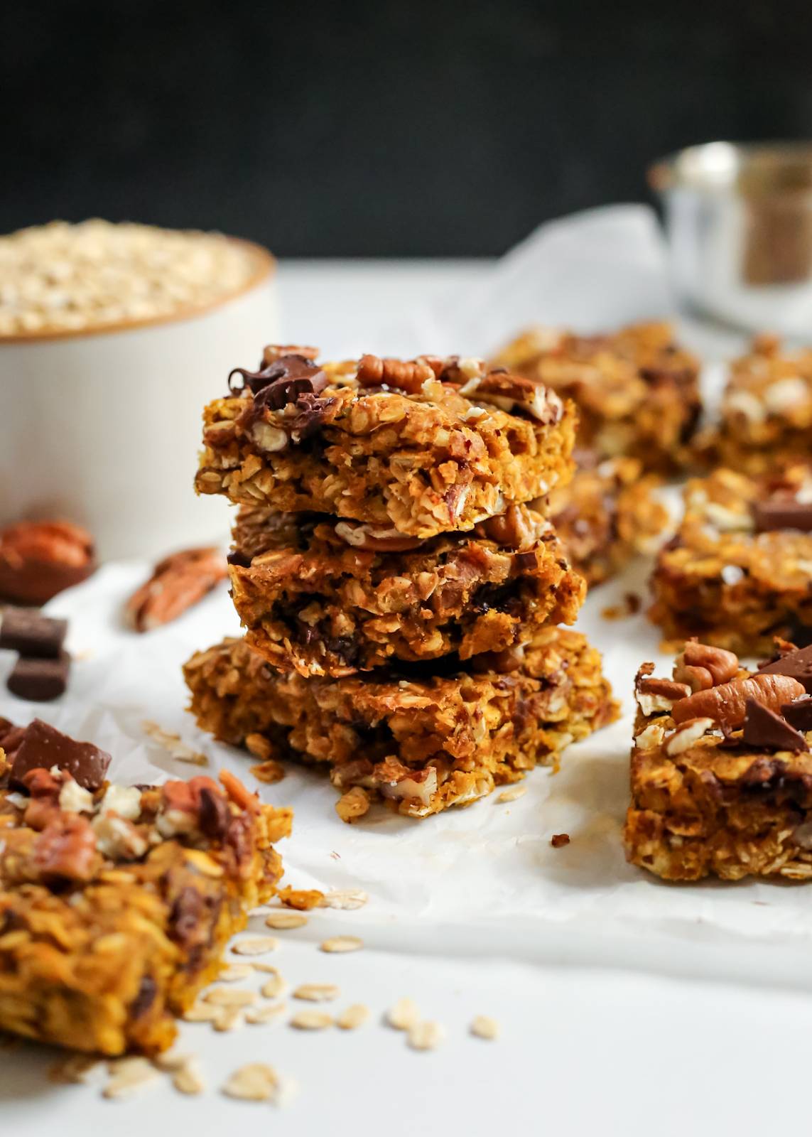 Easy Pumpkin Oat Bars