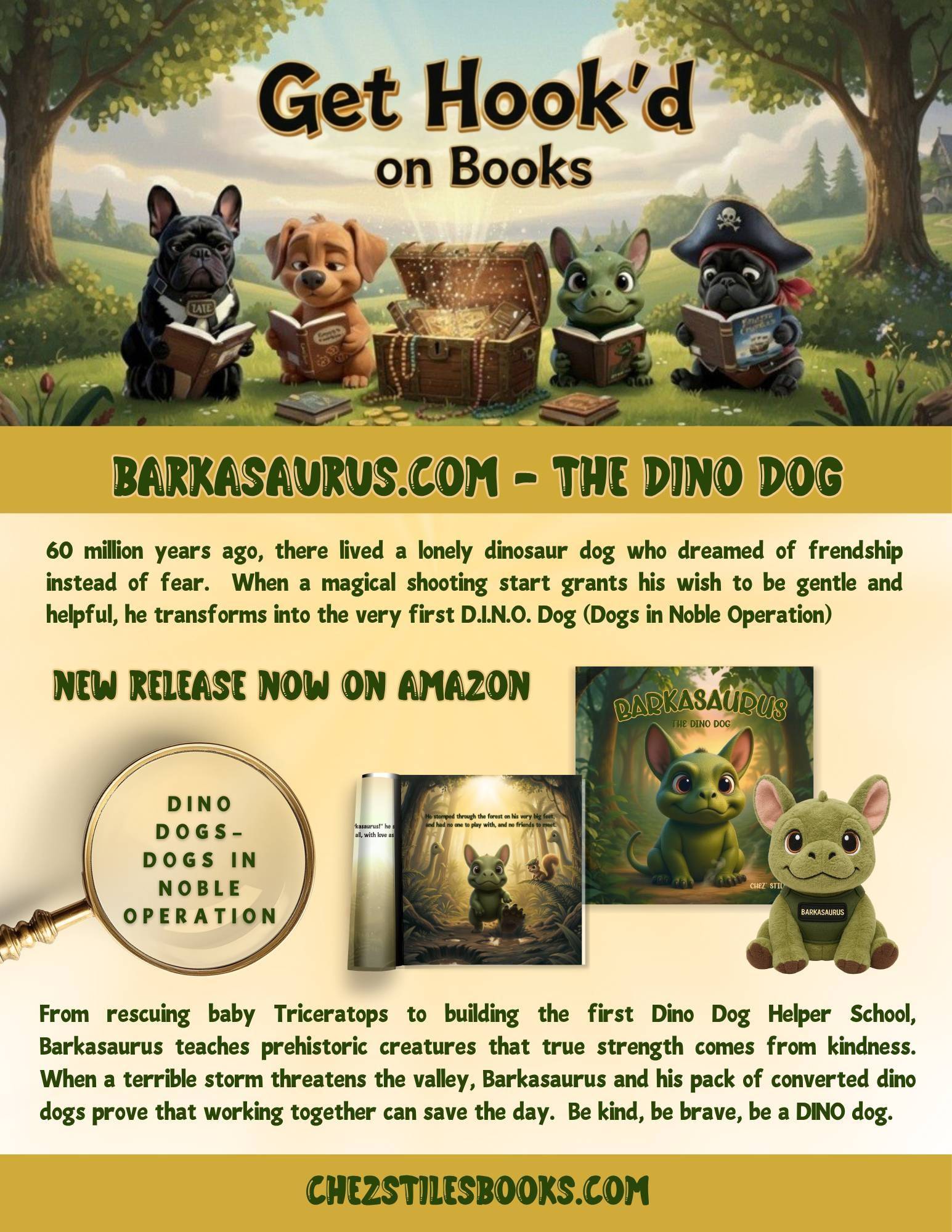Get Hooked on Books Barkasaurus Adventure Kit